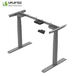 Home office furniture dual motor height adjustable desk supplier