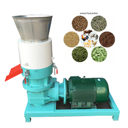 Electric Flat Die Animal feed machine pellet feeder poultry feed processing machine production line