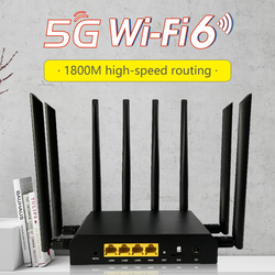 HCYL 2022 New OpenWRT Gigabit Dual Band Wifi6 1800Mbps Wireless 4G 5G SIM Card CPE Router