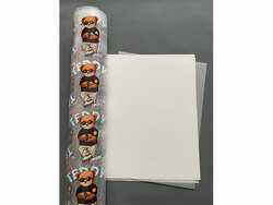 A4 Size DTF Film 8.25in x 11.75 in - DTF Transfer Sheets for DTF Desk Printers