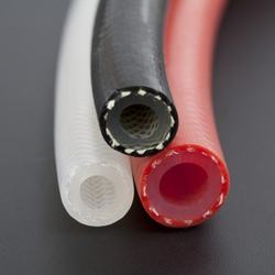 China Yozonetech Silicone Platinum Cured Terylene Braided Reinforced Hose Food grade OEM/ODM