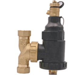 Magnetic boiler filter for underfloor heating system