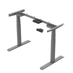 Electric 3 segments height adjustable sit stand desk