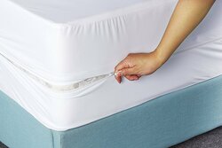 Waterproof Anti Bed Bug Terry or Jersey Mattress Encasements Mattress Covers with Zipper