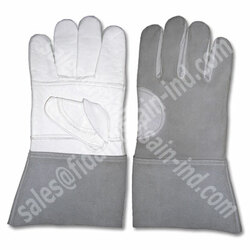 Heavy Duty Cowhide Leather Working Gloves Professional Leather Safety Work Gloves