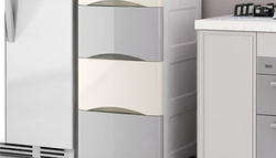 Plastic Storage Cabinet With Doors For Cloth