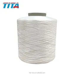 100% polyester twisted yarn warp yarn FDY 90d/36f 600 tpm semi dull raw white