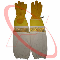 Premium Quality Beekeeping Gloves in Buffalo Leather Bee Keepers Protective Gloves