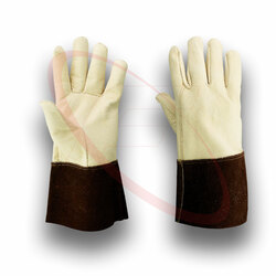 Fida Hussain Argon Welding Gloves in Goat Leather Tig Welding Gloves in Goatskin
