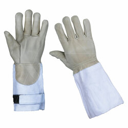 Best Quality Fire Fighting Gloves in Cow Leather Best Choice for Cut 5 Welding Gloves