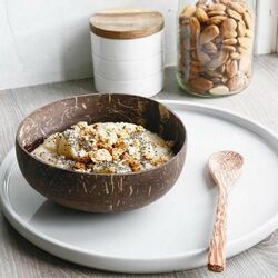 TOP PRODUCT 2023 | VIETNAM COCONUT BOWL TABLEWARE/ECO FRIENDLY REUSABLE COCONUT BOWL BOX/COCONUT BOW