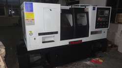 Double Head Single Slide CNC Turning Centre