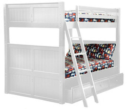Beatrice White Twin XL Bunk Beds