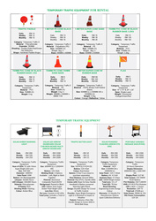 TRAFFIC CONE FOR RENTAL