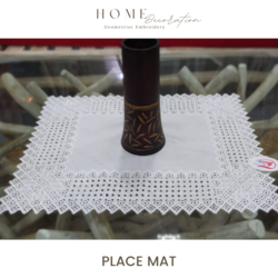 Placemat Bordir Geometris
