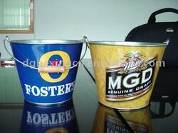 tin ice buckets,tin containers