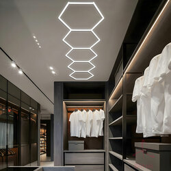 5 Hexagon Shop Lighting LED For Yoga Studio Light