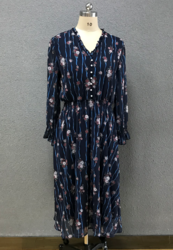 women's chiffon long dress