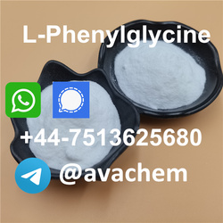 L-Phenylglycine raw powder cas 2935-35-5, Whatsapp/Singal: 44-7513625680, Telegram:@avachem