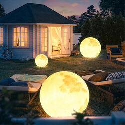Outdoor IP65 Waterproof Landscape Lanterns Lighting Walkway Courtyard Lamps LED Moon Lights Lawn led