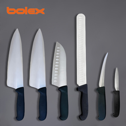 quatum knives with slant tangs for knife sharpening grinding rental exchange program services