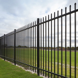 Garrison Fencing Galvanized Steel Security Fence Panels