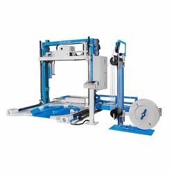 MK900 Fully Automatic Strapping  Wrapping All In One Machine