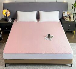 ZC24005 PE Cooling Breathable Mattress Protector Fitted With Deep Pocket