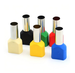 TE Insulated Twin Cord End Terminals Cable End Sleeve Quick Wire End Connector With P.P. Insulation