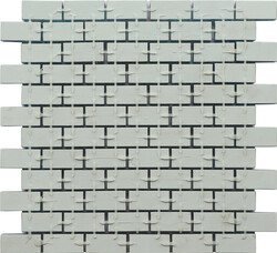 Silicone Stick Non Mesh Dot Mounted Mosaic