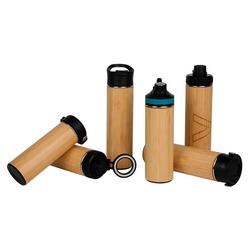 Steel Bottom Stainless Steel Inner Bamboo Cup
