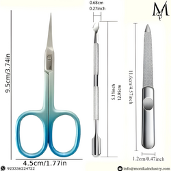 3 Pcs Professional Manicure tool set