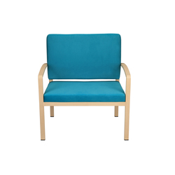 Aluminum Wood Grain Wider Arm Chair Yumeya YW5646