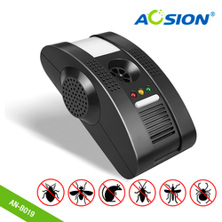 Multifunctional indoor plug-in ultrasonic and electromagnetic mosquito fly cockroach repeller