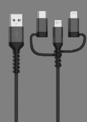 3 in 1 charging cable