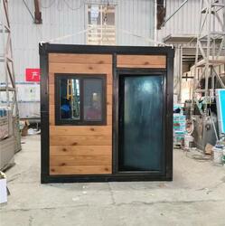 Imitation Wood Grain Light Steel Structure Folding House
