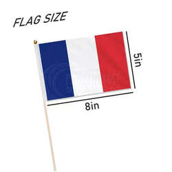 France Stick Flags
