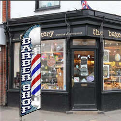 Barber Shop Beach Flags