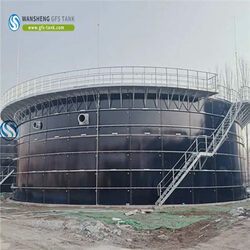 GFS/GLS Tank with Aluminum Alloy Trough Deck Roof Used in Wastewater Treatment Plant
