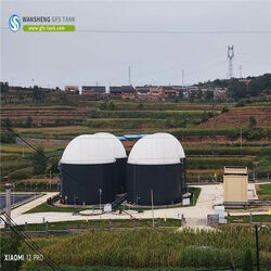 Glass Lined Steel Continuous Stirred Tank Reactors CSTRs for Industrial Biogas Plants