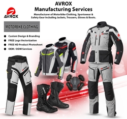 B2B Motorbike Jacket Manufacturer Motorcycle Clothing OEM Supplier Avrox Enterprise