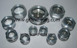 Air compresssor aluminum oil sight glass BSP and Metric thread