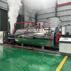 Factory Price Skid-Mounted Type WNS SeriesHorizontal Oil  Gas Steam Boiler For Industrial