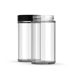 Child Resistant Glass Flower Jars 6oz