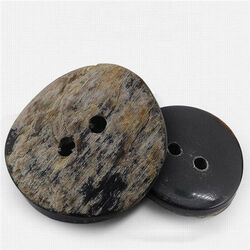 Natural Buffalo Horn Coat Button