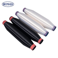 Wear-resistant fold-resistant monofilament yarns