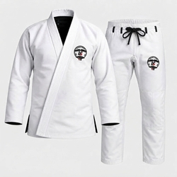 Brussels Sports Professional White Brazilian Jiu-Jitsu BJJ Gi Uniform