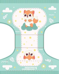 wholesale baby diaper cute print adult sissy diapers