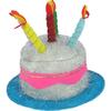 Birthday Hat With Foil Sparkles and Candles