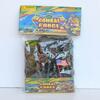 Military Playset- 40 Pieces- Tanks, Trucks, Flags, Bases and 3 Army Men- Poly Bagged w/Header